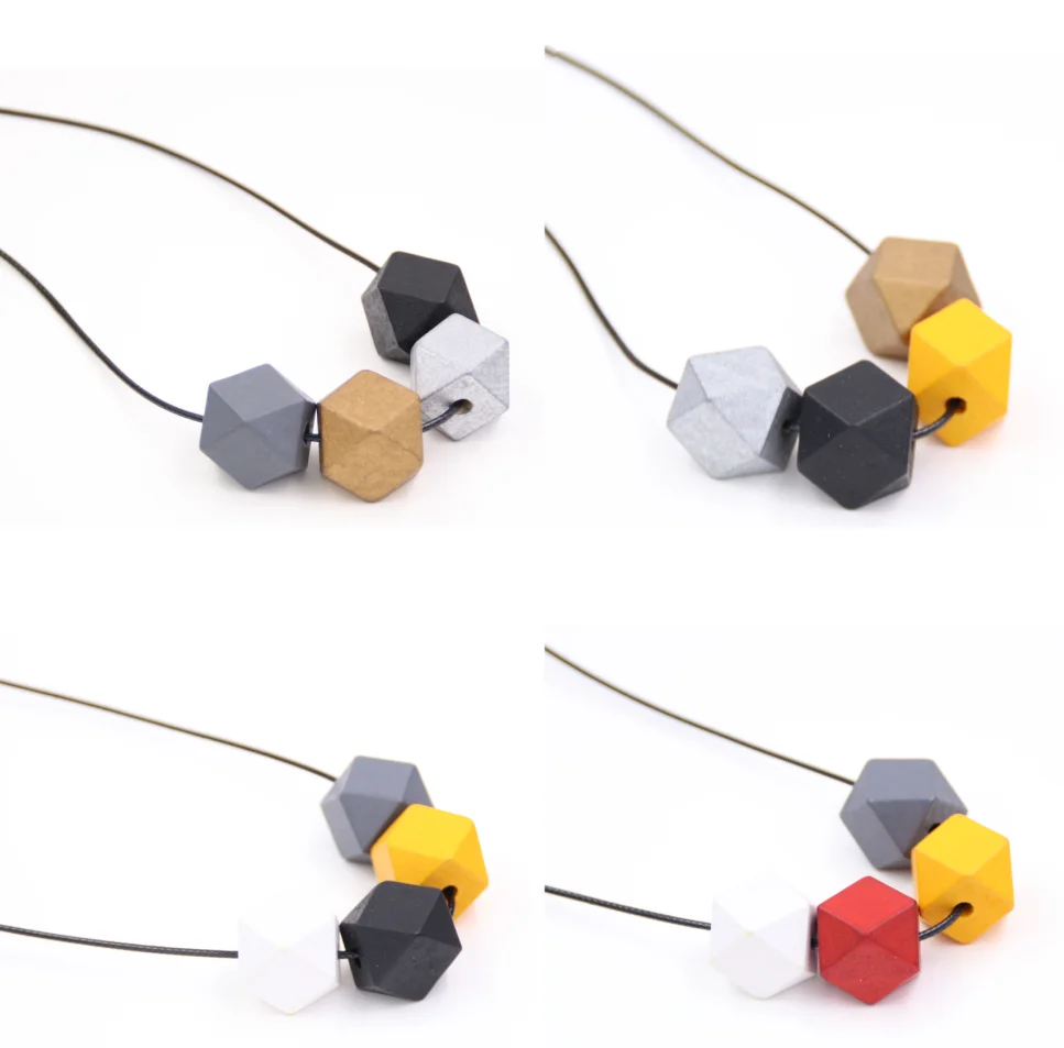1pc Black Leather Hand Colorful Necklace With Geometric Beaded Wooden Necklace Gift For Women Jewelry
1pc Black Leather Hand Colorful Necklace With Geometric Beaded Wooden Necklace Gift For Women Jewelry