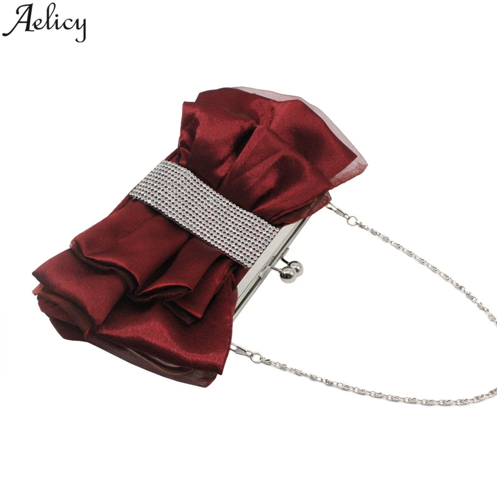 Aelicy Women Fashion Silk Bow Minaudiere Evening Party Hand Bag High Quality Messenger Bag Designed Crossbody Bag Hot Sales
Aelicy Women Fashion Silk Bow Minaudiere Evening Party Hand Bag High Quality Messenger Bag Designed Crossbody Bag Hot Sales