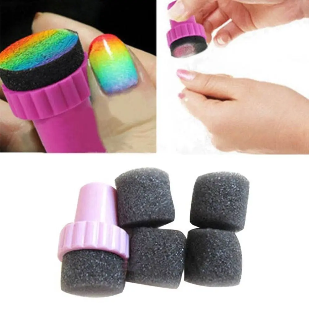 Fashion Nail Art Design Stamping 1 Stamper + 4 Changeable Sponge Shade Transfer DIY Set Nail Art Stamping
Fashion Nail Art Design Stamping 1 Stamper + 4 Changeable Sponge Shade Transfer DIY Set Nail Art Stamping
