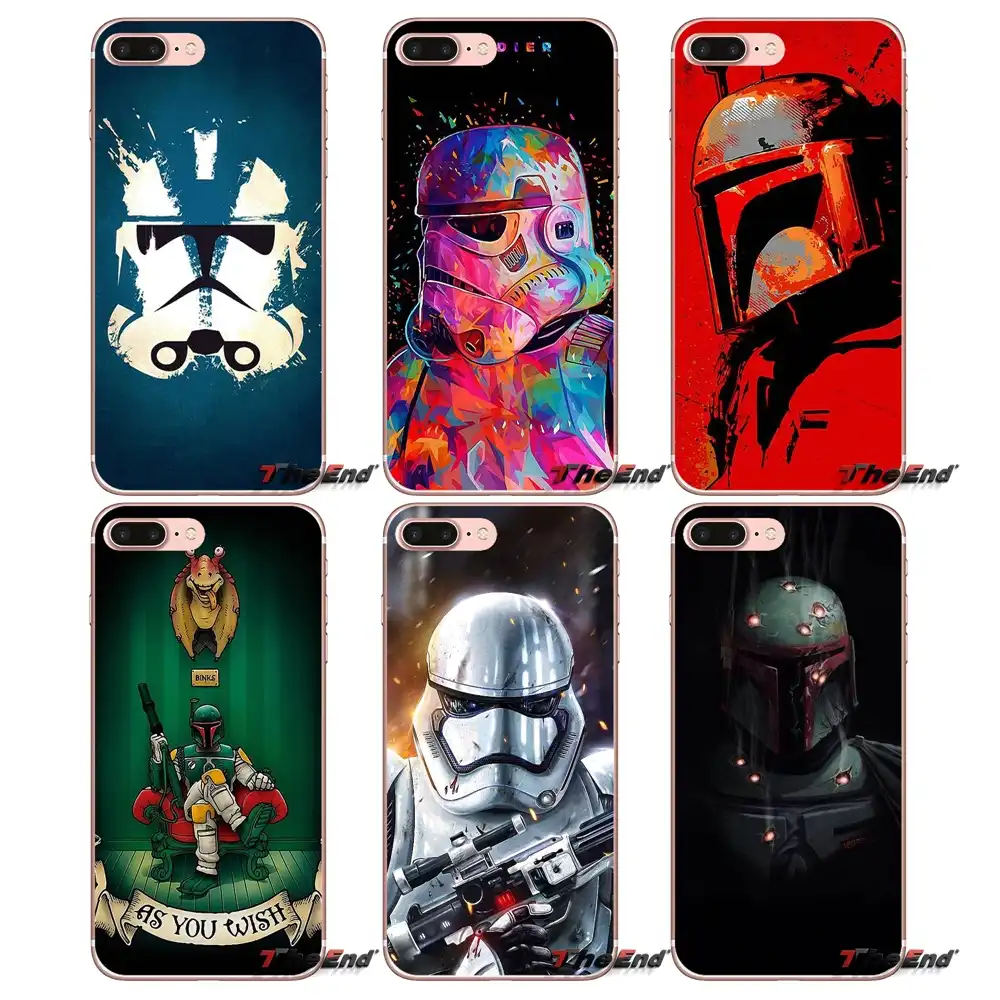 star wars boba fett soft tpu covers case for huawei honor mate 7