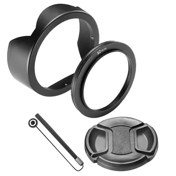 Neewer 52MM Reversible Tulip Flower Lens Hood Metal Ring Mount Clip/Lens Cap/Cap Keeper Leash+Cleaning Clothfor Canon
Neewer 52MM Reversible Tulip Flower Lens Hood Metal Ring Mount Clip/Lens Cap/Cap Keeper Leash+Cleaning Clothfor Canon