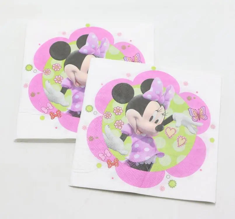 20pcs Minnie Cartoon happy birthday Disposable Napkin Kid baby shower Birthday Party supplier
20pcs Minnie Cartoon happy birthday Disposable Napkin Kid baby shower Birthday Party supplier