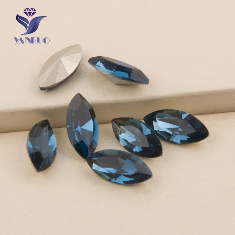YANRUO 4200 Navette Montana Glass Stones Crystal Rhinestones Claw Pointback Strass Horse Eyes For Wedding Dress
YANRUO 4200 Navette Montana Glass Stones Crystal Rhinestones Claw Pointback Strass Horse Eyes For Wedding Dress