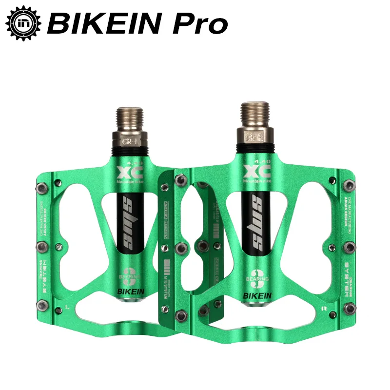 BIKEIN Super Lihgt Cycling Road Bike Mountain Bicycle Flat Platorm Pedals CNC Aluminum 3 Sealed Bearings For 9/16 inch MTB BMX
BIKEIN Super Lihgt Cycling Road Bike Mountain Bicycle Flat Platorm Pedals CNC Aluminum 3 Sealed Bearings For 9/16 inch MTB BMX
