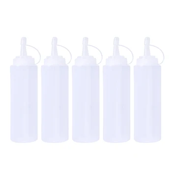 5/4pcs Squeeze Squirt Condiment Bottles With Twist On Cap Lids Top Dispensers For Ketchup Mustard Sauces Olive Oil Barbecue Set
5/4pcs Squeeze Squirt Condiment Bottles With Twist On Cap Lids Top Dispensers For Ketchup Mustard Sauces Olive Oil Barbecue Set