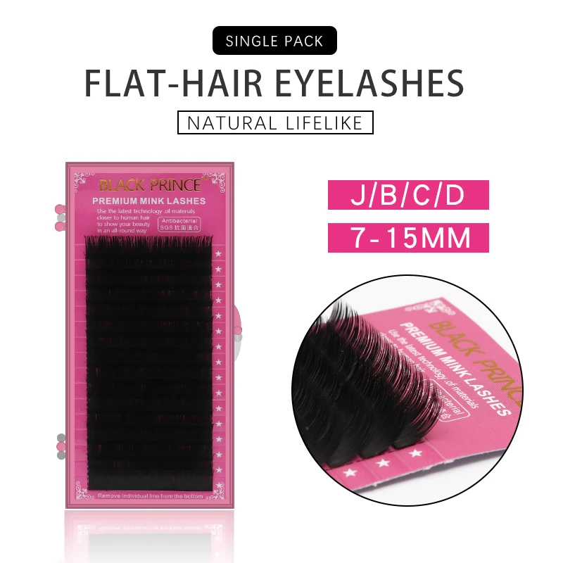 BLACK PRINCE Individual Flat Lashes False Eyelash Extension Ellipse Eyelashes Fake Eye Lash Natural Matte Split-tips Eyelashes
BLACK PRINCE Individual Flat Lashes False Eyelash Extension Ellipse Eyelashes Fake Eye Lash Natural Matte Split-tips Eyelashes