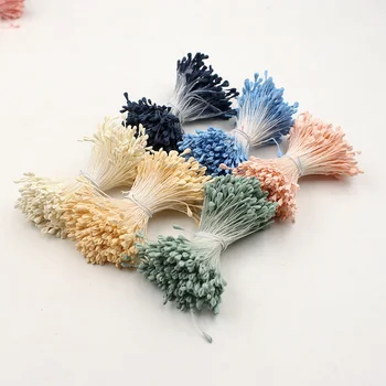 1 bundle=(360PCS) Artificial flower double-headed matte stamens DIY craft card cake decoration flowers for home wedding party
1 bundle=(360PCS) Artificial flower double-headed matte stamens DIY craft card cake decoration flowers for home wedding party