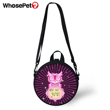 FORUDESIGNS Women Round Shape Messenger Bags Kindergarden Baby Cute Cat and Owl Prints Pattern Shoulder Bags Girls Circular Bags
FORUDESIGNS Women Round Shape Messenger Bags Kindergarden Baby Cute Cat and Owl Prints Pattern Shoulder Bags Girls Circular Bags