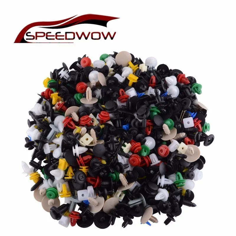 SPEEDWOW 500pcs Universal Plastic Rivet Bumper Hood Fender Splash Guard Retainer Clip Car Door Trim Panel Clip Engine Cover
SPEEDWOW 500pcs Universal Plastic Rivet Bumper Hood Fender Splash Guard Retainer Clip Car Door Trim Panel Clip Engine Cover