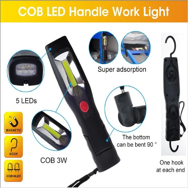 Car Emergency Light 2017 New Set 3W COB & 5LED Handle Work Light Flash Light Torch Lamp Zoom For Home Car Charged EU US Car Emergency Light 2017 New Set 3W COB & 5LED Handle Work Light Flash Light Torch Lamp Zoom For Home Car Charged EU US<br><br>Aliexpress