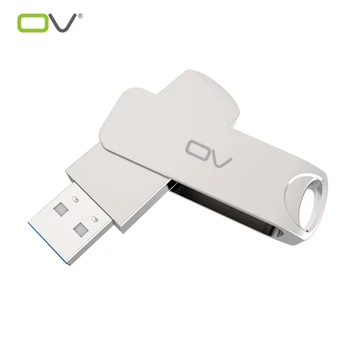 

OV U-MAX USB3.0 High-Speed Flash Drive16GB 32G 64GB 128GB U Disk Read Speed 80MB/s~100MB/s silver for desktop computers, etc.