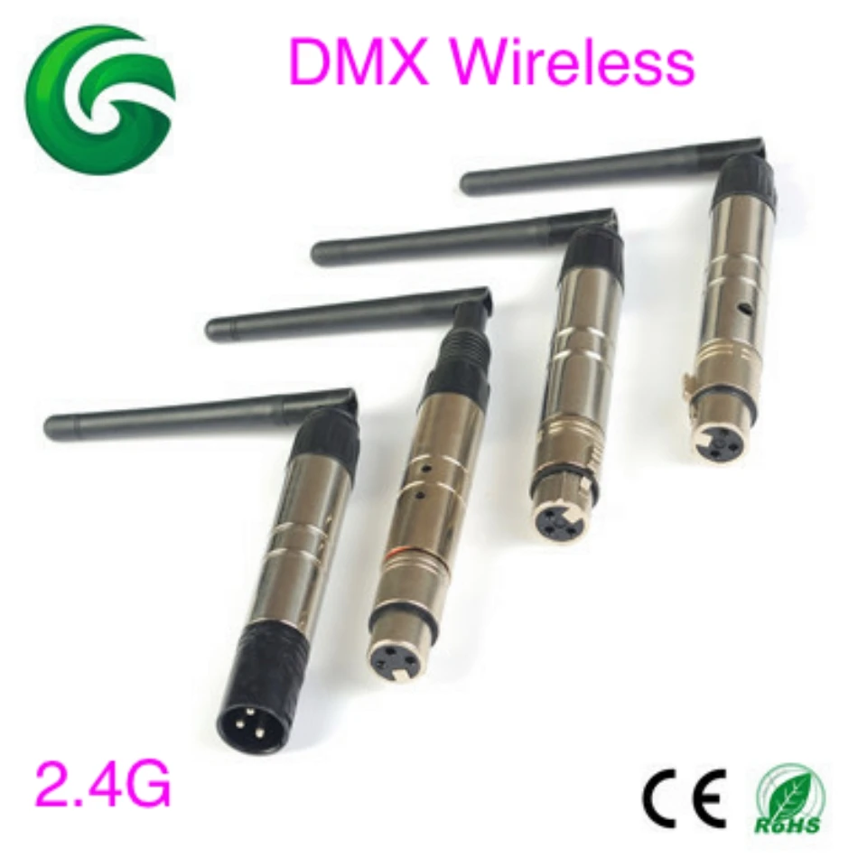 10 sets=20pcs Wireless DMX Transmitter / DMX512 receiver wifi DJ controller LED stage Light male and female 2.4G wireless
10 sets=20pcs Wireless DMX Transmitter / DMX512 receiver wifi DJ controller LED stage Light male and female 2.4G wireless