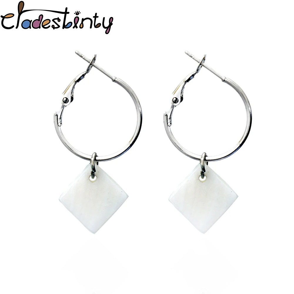 Chadestinty Simple Silver Color Square Shell Drop Dangle Earrings For Women Small Round Circle Earring Geometric Jewelry Earings
Chadestinty Simple Silver Color Square Shell Drop Dangle Earrings For Women Small Round Circle Earring Geometric Jewelry Earings