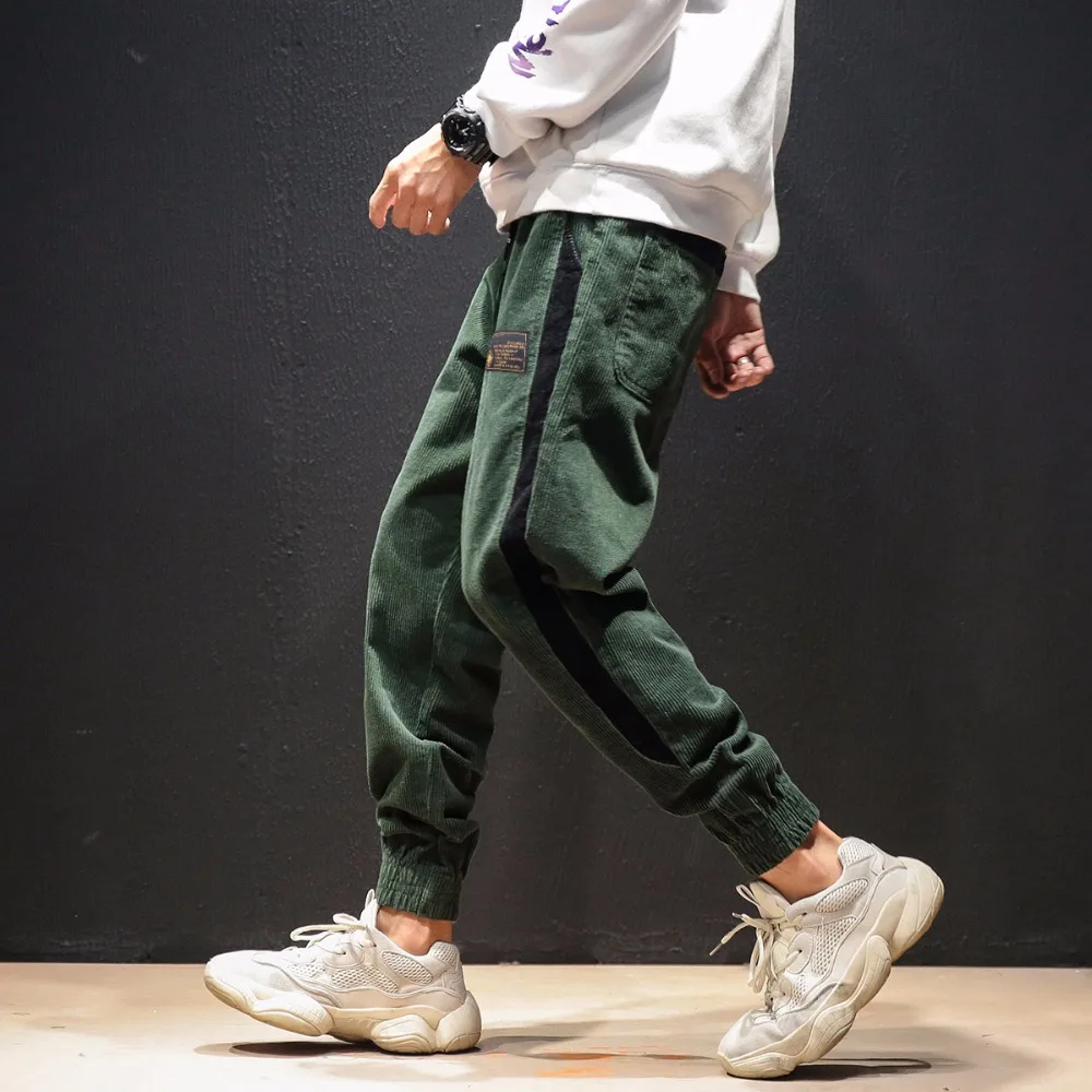 New arrival fashion beam closed the feet corduroy pants men elastic waist casual pants pantalon homme 3-colors size m-5xL
New arrival fashion beam closed the feet corduroy pants men elastic waist casual pants pantalon homme 3-colors size m-5xL