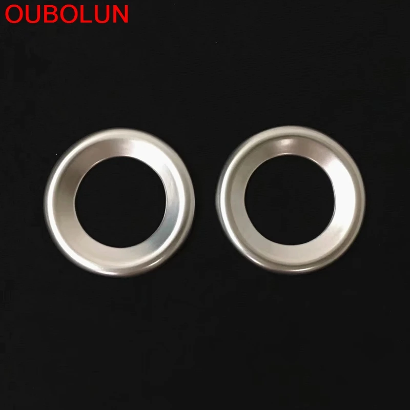 Подходит для HONDA CRV CR-V 2017 2018 ABS Chrome или Fiber Paint Внутренняя дверь A pillar Stereo Speaker Ring Cover