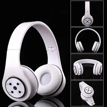 Bluetooth Headphones Active Noise Cancelling Stereo Wireless Headset with TF Card Input, Aux line, Soft Earmuffs, Built-in Mic
Bluetooth Headphones Active Noise Cancelling Stereo Wireless Headset with TF Card Input, Aux line, Soft Earmuffs, Built-in Mic
