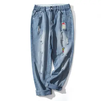can fit 90kg girls plus size jeans female fashion brand scratched hand made hole 100% cotton was thin wide leg jeans wq1072
can fit 90kg girls plus size jeans female fashion brand scratched hand made hole 100% cotton was thin wide leg jeans wq1072