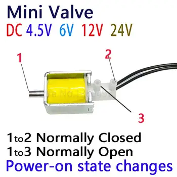 Electric 4.5V 6V 12V 24V Mini Micro Solenoid valve Air Gas Release exhaust discouraged 2 Position 3 Way
Electric 4.5V 6V 12V 24V Mini Micro Solenoid valve Air Gas Release exhaust discouraged 2 Position 3 Way
