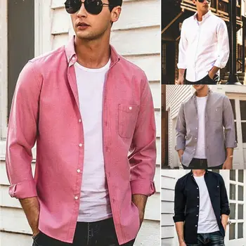 Luxury Fashion Men's Slim Fit Shirt Long Sleeve Dress Shirts Casual Shirt Top Men Male Basic Shirts Coat
Luxury Fashion Men's Slim Fit Shirt Long Sleeve Dress Shirts Casual Shirt Top Men Male Basic Shirts Coat