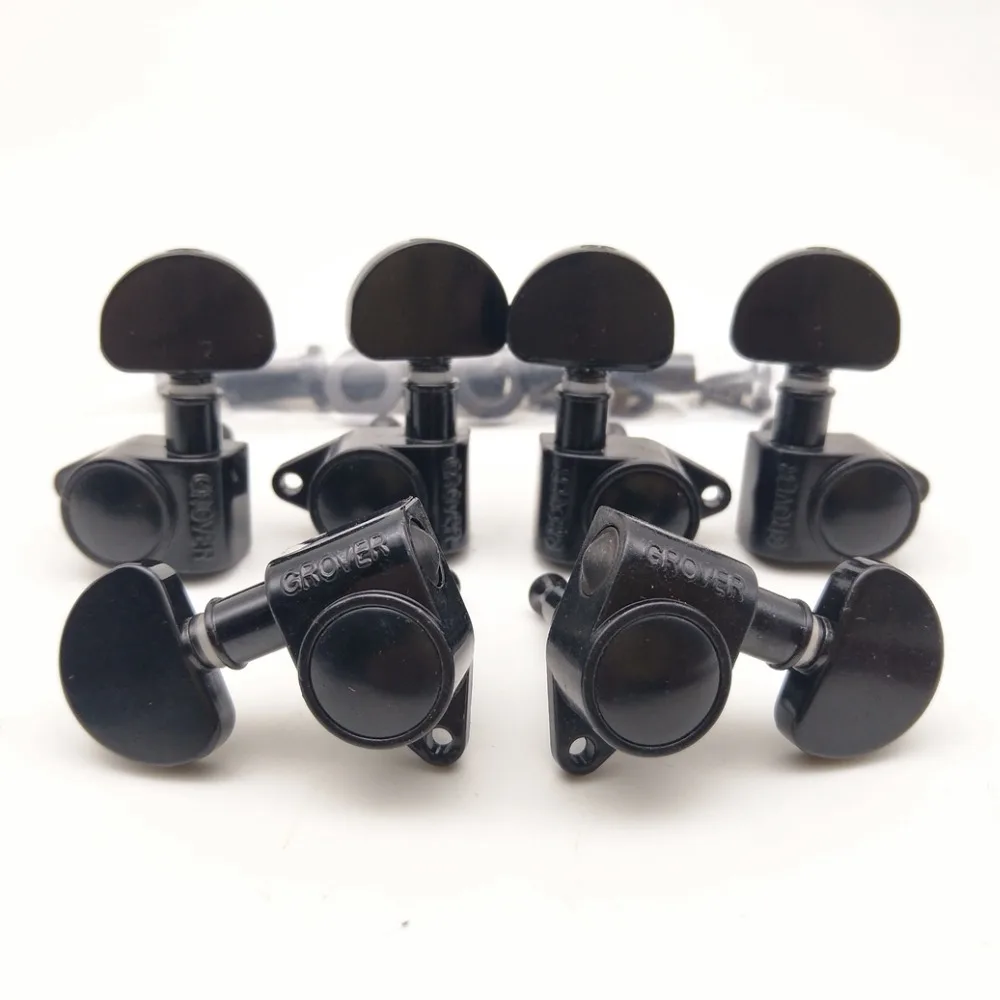 Black 3L3R Grover Tuning Peg Machine Heads Tuners Electric Guitar Tuning Pegs in stock
Black 3L3R Grover Tuning Peg Machine Heads Tuners Electric Guitar Tuning Pegs in stock