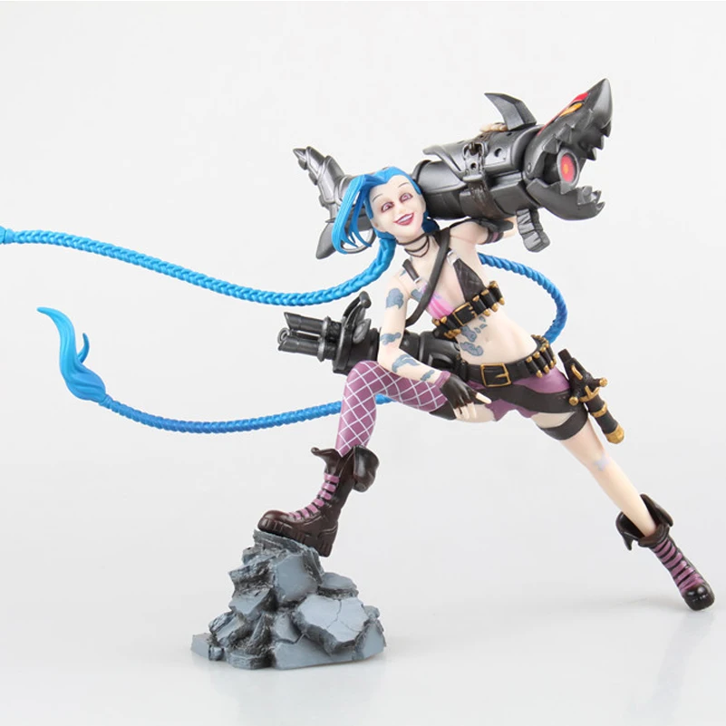 Newest LOL Jinx Action Figures Legends Action Game Lolita Character Model Toy action-figure 3D Game Heros Creative Gift
Newest LOL Jinx Action Figures Legends Action Game Lolita Character Model Toy action-figure 3D Game Heros Creative Gift