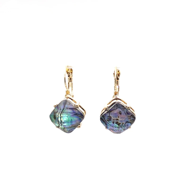 2018 New cute square faceted Abalone Shell vintage simple drop earrings for women
2018 New cute square faceted Abalone Shell vintage simple drop earrings for women