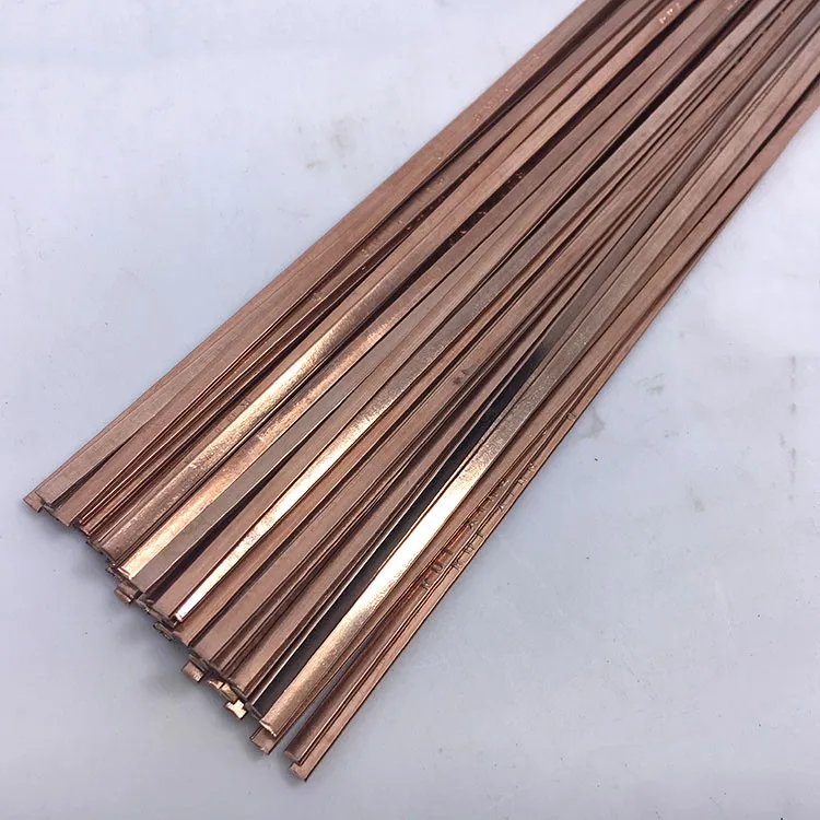BCuP-2 Copper Brazing Rods 3.2x1x400mm 50pcs for Copper Based Gas Braze Welding Repairing
BCuP-2 Copper Brazing Rods 3.2x1x400mm 50pcs for Copper Based Gas Braze Welding Repairing