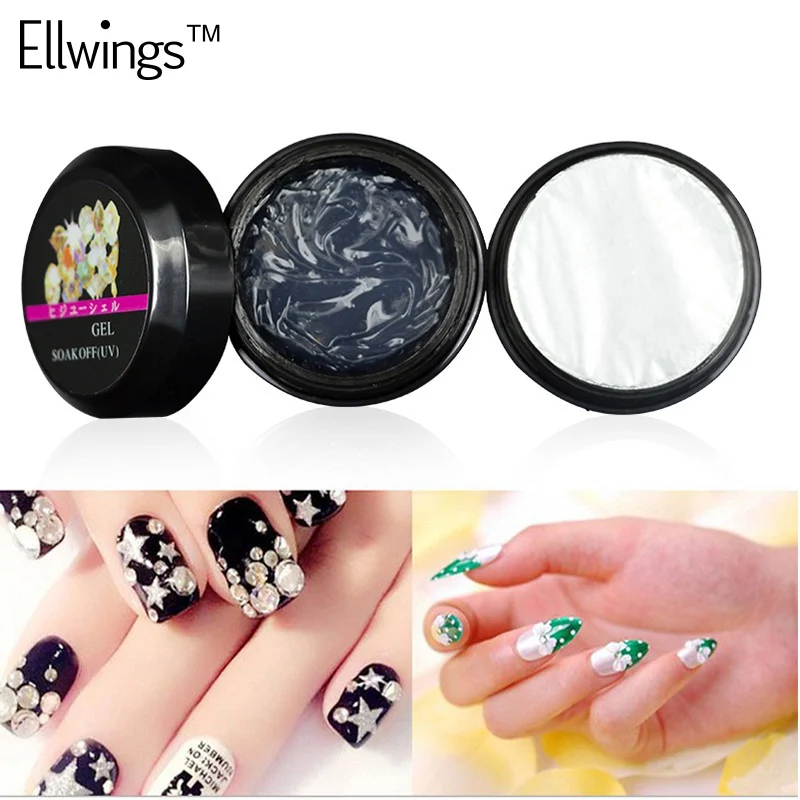 Ellwings 8ml Glitter Clear Transparent Glue Rhinestone UV Gel Nail Polish Adhesives Super Sticky Nail Varnish Decoration Tools
Ellwings 8ml Glitter Clear Transparent Glue Rhinestone UV Gel Nail Polish Adhesives Super Sticky Nail Varnish Decoration Tools