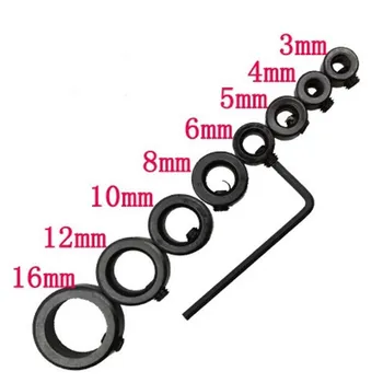 8Pcs/Set Woodworking Drill Bit Depth Stop Collars Ring Positioner Drill Locator wood working drill bit set Locator VEP32 P50
8Pcs/Set Woodworking Drill Bit Depth Stop Collars Ring Positioner Drill Locator wood working drill bit set Locator VEP32 P50