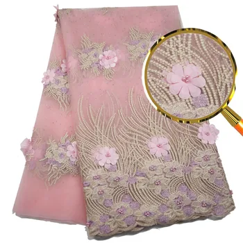 2018 High Quality African Lace Fabric 3D Flowers With Beaded Tulle Lace Fabric New Design Nigerian Tulle Lace Fabric L2710
2018 High Quality African Lace Fabric 3D Flowers With Beaded Tulle Lace Fabric New Design Nigerian Tulle Lace Fabric L2710