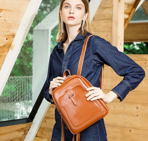 Zipper Genuine Leather Pleated Backpacks Students Preppy Style Schoolbag Cowhide Weekend Bags Ladies Vintage Elegant Totes D681
Zipper Genuine Leather Pleated Backpacks Students Preppy Style Schoolbag Cowhide Weekend Bags Ladies Vintage Elegant Totes D681