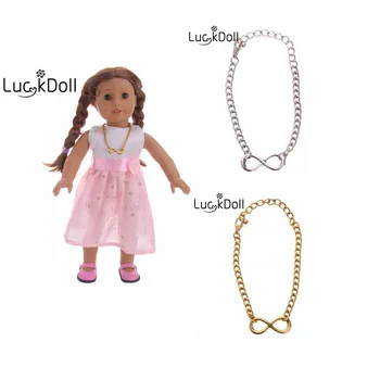 LUCKDOLL Exquisite Necklace Two Color Fit 18 Inch American 43cm BabyDoll Clothes Accessories,Girls Toys,Generation,Birthday Gift
LUCKDOLL Exquisite Necklace Two Color Fit 18 Inch American 43cm BabyDoll Clothes Accessories,Girls Toys,Generation,Birthday Gift