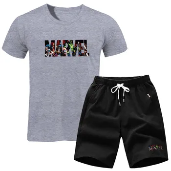 Brand t shirt Men Sets Fashion Summer 100% cotton short sleeve Sporting Suit T-shirt +shorts Mens 2 Pieces Sets casual clothing
Brand t shirt Men Sets Fashion Summer 100% cotton short sleeve Sporting Suit T-shirt +shorts Mens 2 Pieces Sets casual clothing