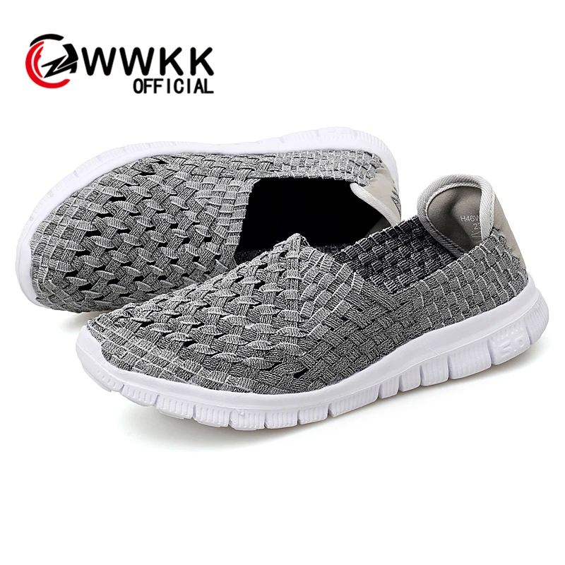 WWKK 2019 Fashion Women Flats Summer Shoes Breathable Weaving Casual Shoes Woman Slip-on Walking Ladies Shoes zapatillas mujer
WWKK 2019 Fashion Women Flats Summer Shoes Breathable Weaving Casual Shoes Woman Slip-on Walking Ladies Shoes zapatillas mujer