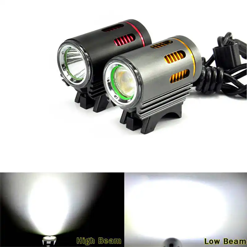 Super Bright New 2in1 XM-L LED L2 2000Lm Front Bicycle High/Low Beams Light lanterna bicicleta led laser pointer #3S26
Super Bright New 2in1 XM-L LED L2 2000Lm Front Bicycle High/Low Beams Light lanterna bicicleta led laser pointer #3S26