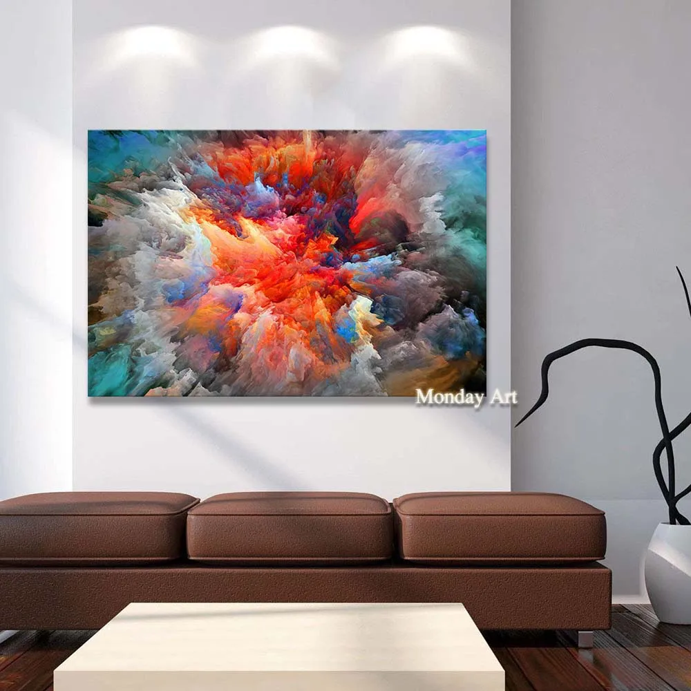 handmade Modern Abstract Canvas Art oil Painting Colorful Clouds Wall Pictures For Living Room restaurant Home Decor Frameless
handmade Modern Abstract Canvas Art oil Painting Colorful Clouds Wall Pictures For Living Room restaurant Home Decor Frameless