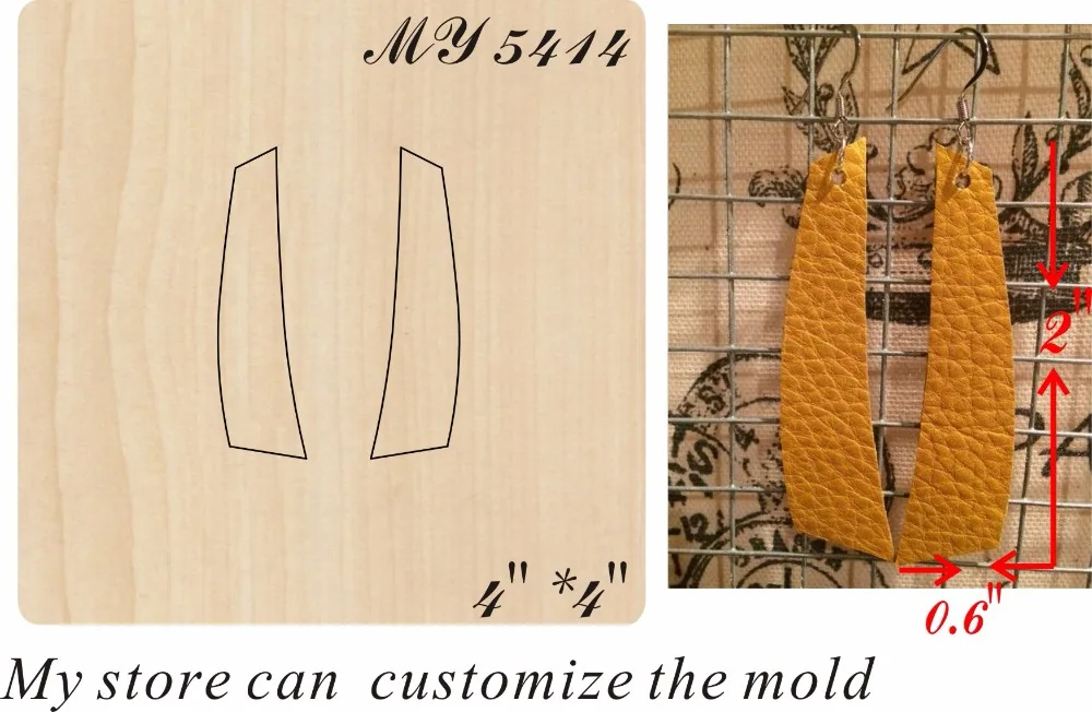 Handmade earrings -4 moulds die cut accessories wooden die Regola Acciaio Die Misura (MY )
Handmade earrings -4 moulds die cut accessories wooden die Regola Acciaio Die Misura (MY )