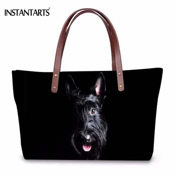 INSTANTARTS Cute 3D Animal Scottish Terrier Dog Print Women Large Handbags Fashion Beach Shoulder Bags Shopping Travel Tote bag
INSTANTARTS Cute 3D Animal Scottish Terrier Dog Print Women Large Handbags Fashion Beach Shoulder Bags Shopping Travel Tote bag