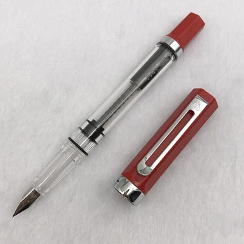 1pc Matte Red Transparent Fountain Pen School Supplies Plastic Student Writing Practise 0.38mm 0.5mm Ink Pens Stationery
1pc Matte Red Transparent Fountain Pen School Supplies Plastic Student Writing Practise 0.38mm 0.5mm Ink Pens Stationery