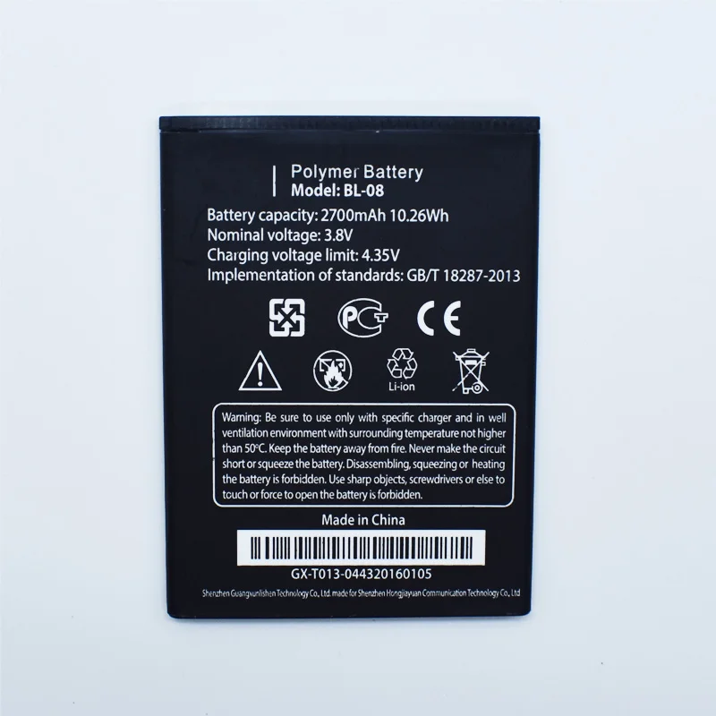 Hekiy 2019 Новый 3 8 V 2700mAh BL08 BL 08 BL-08 Оригинальный аккумулятор для THL 2015 2015A высокое