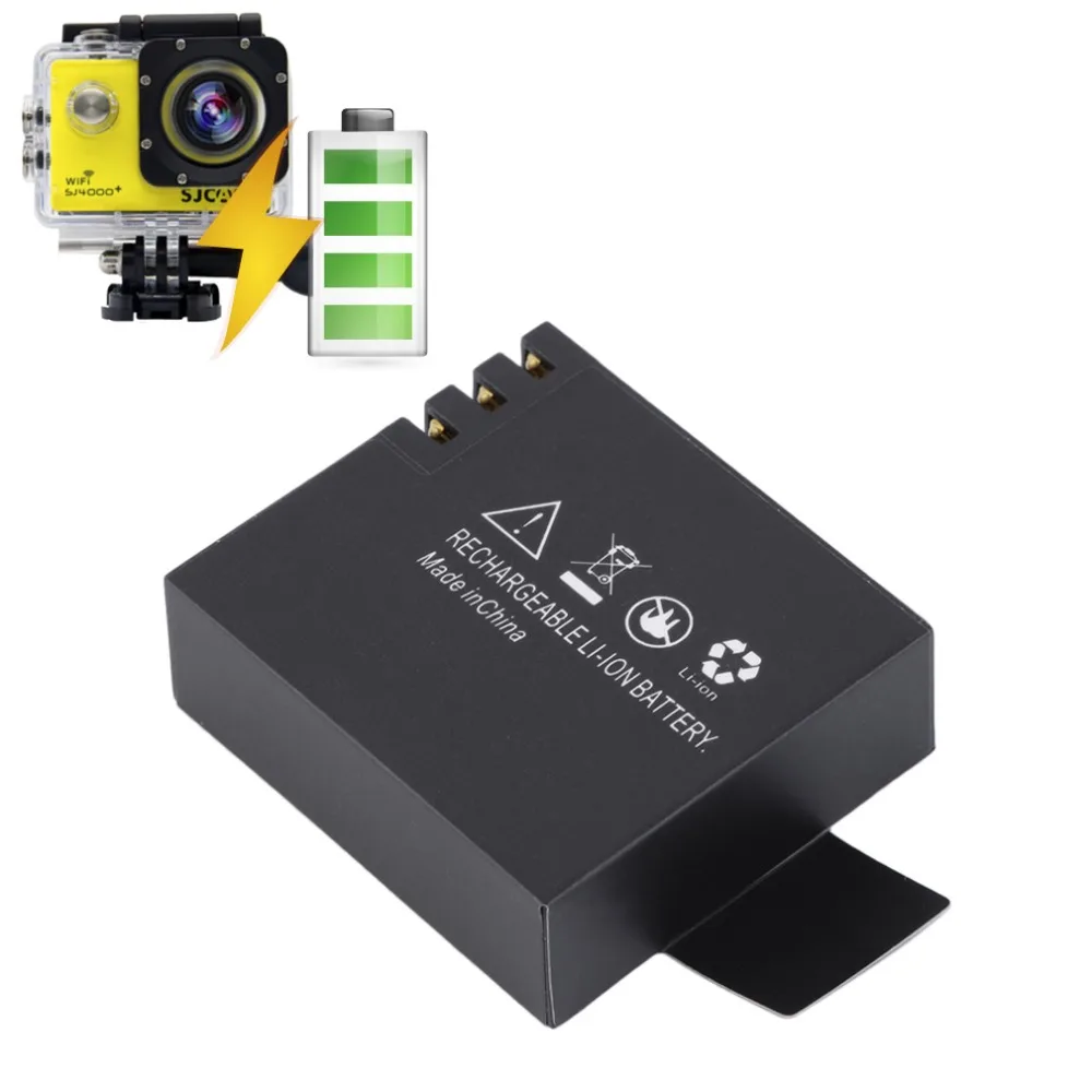 Hot 1pc 3.7V 900mAh Battery Power Replace for SJCAM SJ4000 Sports Camera DVR Wholesale Drop Shipping