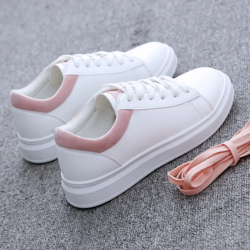 Women Casual Shoes Summer Spring PU leather Women Shoes Flats Fashion Breathable Lace-Up Sneakers Women Vulcanize shoes
Women Casual Shoes Summer Spring PU leather Women Shoes Flats Fashion Breathable Lace-Up Sneakers Women Vulcanize shoes