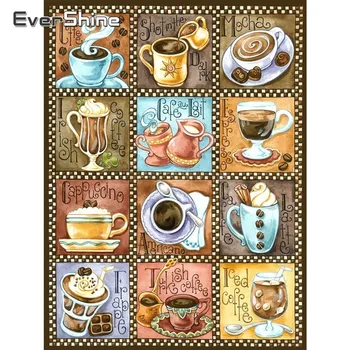 EverShine Coffee Diamond Painting Full Square Rhinestones Diamond Embroidery Full Display Scenery Diamond Mosaic Wall Deocor
EverShine Coffee Diamond Painting Full Square Rhinestones Diamond Embroidery Full Display Scenery Diamond Mosaic Wall Deocor