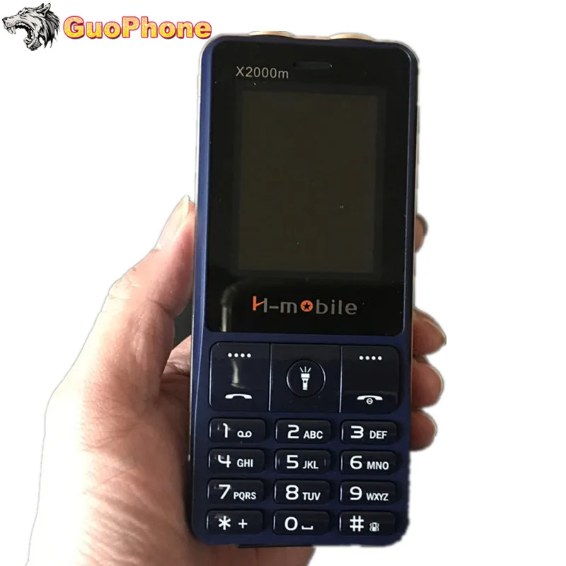 H Mobile X2000M power Band Phone Three SIM 3SIM карта двойной фонарик Bluetooth камера MP3 MP4 WhatsAPP 2 4 дюймов