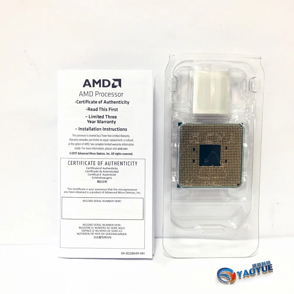 AMD Ryzen 3 2200G ПК компьютер четырехъядерный процессор AM4 настольный в