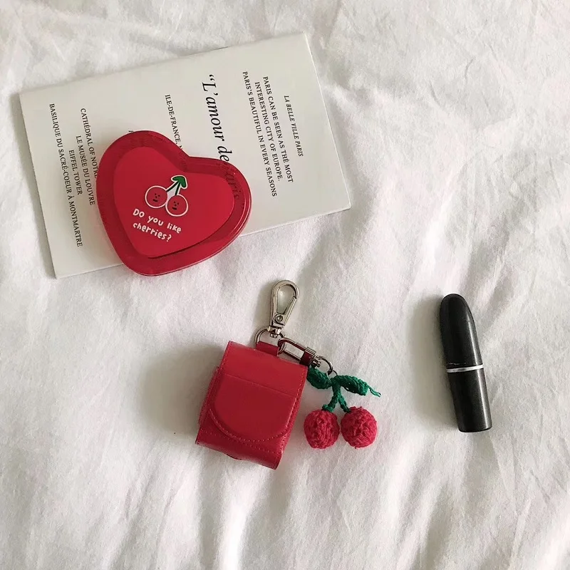 All Red Leather Cover Magnet Button Flip-Open Cherries Clew Accessories Airpods Case Include Anti-lost Lanyard(Random Dispatch)
All Red Leather Cover Magnet Button Flip-Open Cherries Clew Accessories Airpods Case Include Anti-lost Lanyard(Random Dispatch)
