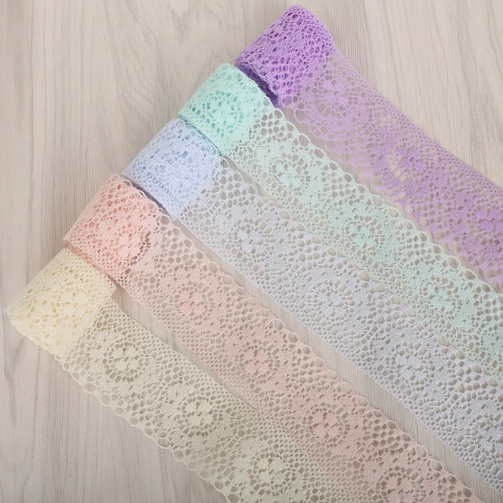 10 Yards/Bag 8 Color Lace Ribbon 40mm Width Lace Trim Dress DIY Embroidered Lace Trimmings For Sewing Accessories Decoration
10 Yards/Bag 8 Color Lace Ribbon 40mm Width Lace Trim Dress DIY Embroidered Lace Trimmings For Sewing Accessories Decoration