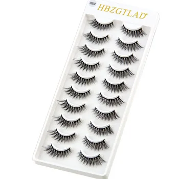 NEW 10 pairs 100% Real Mink Eyelashes 3D Natural False Eyelashes 3d Mink Lashes Soft Eyelash Extension Makeup Kit Cilios
NEW 10 pairs 100% Real Mink Eyelashes 3D Natural False Eyelashes 3d Mink Lashes Soft Eyelash Extension Makeup Kit Cilios