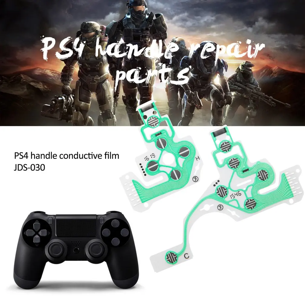 Conductive Film Controller Keyboard Flex Cable PCB JDS-030 Slim Circuit Board Replacement Buttons for Sony for PS4
Conductive Film Controller Keyboard Flex Cable PCB JDS-030 Slim Circuit Board Replacement Buttons for Sony for PS4