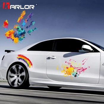 Colorful Graffiti Car Stickers Auto Products Painted Rainbow Palm Decals For Auto Car Hood Decoration Creative Car Accessories
Colorful Graffiti Car Stickers Auto Products Painted Rainbow Palm Decals For Auto Car Hood Decoration Creative Car Accessories